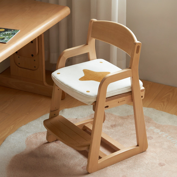 Beech Solid Wood Washable Kids Soft Chair